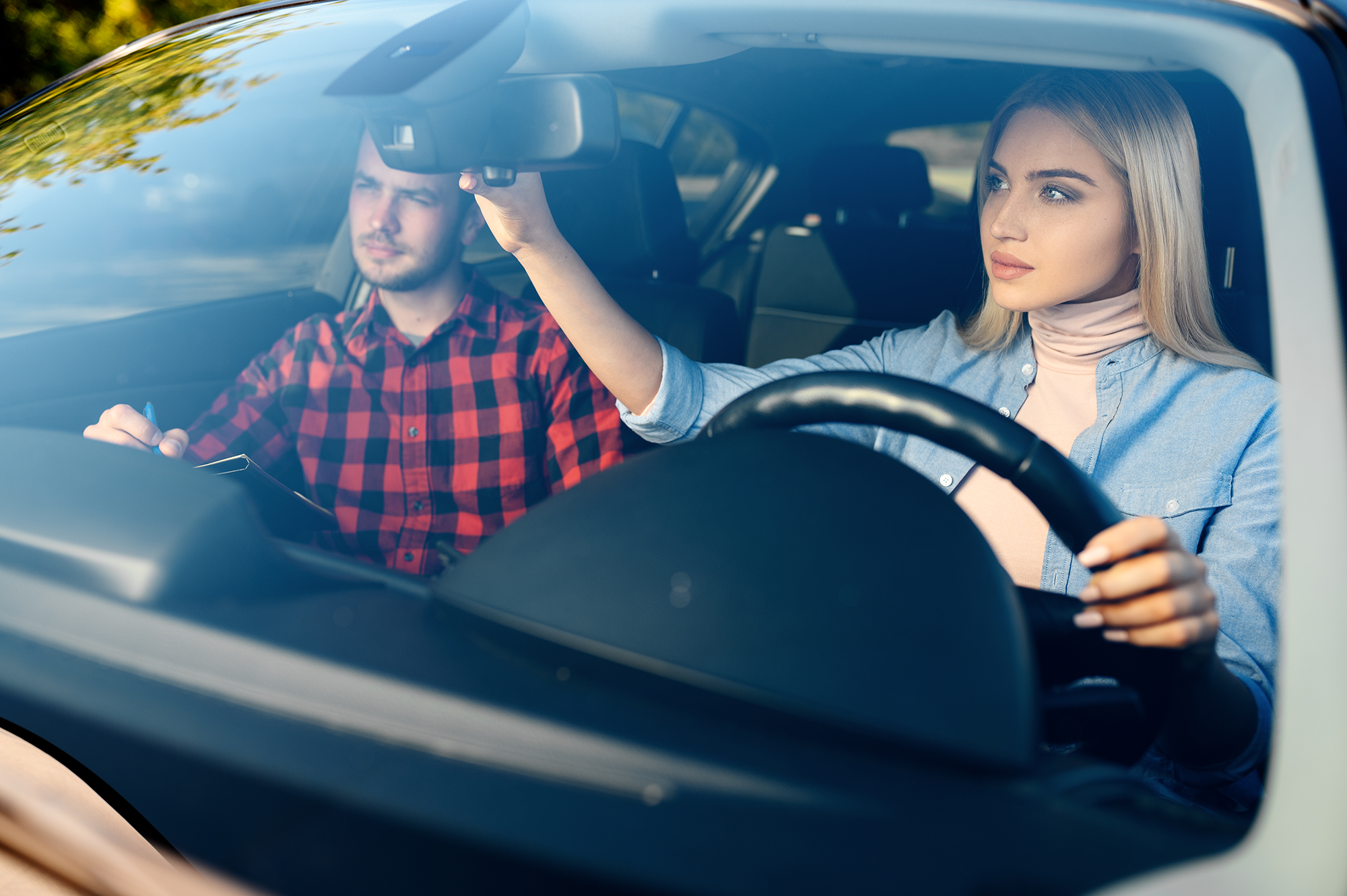 Praktische Fahrstunde bei der TIP Fahrschule